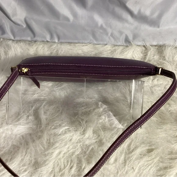 Kate Spade Purple Leather Shoulder Bag w/COA